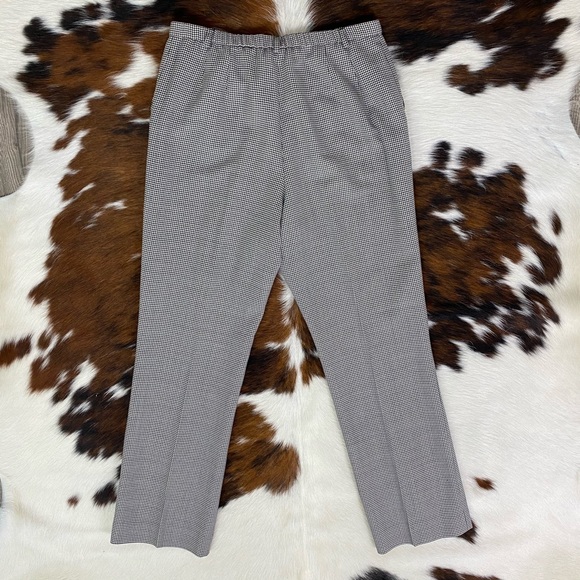 Pendleton Houndstooth Straight Leg Trousers Sz 12 - Picture 2 of 4